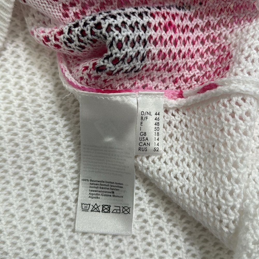 RABE FLORAL PRINT AJOUR KNITTED SWEATER - Picture 9 of 9